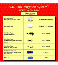 Rain Irrigation System Kit 1 hectare